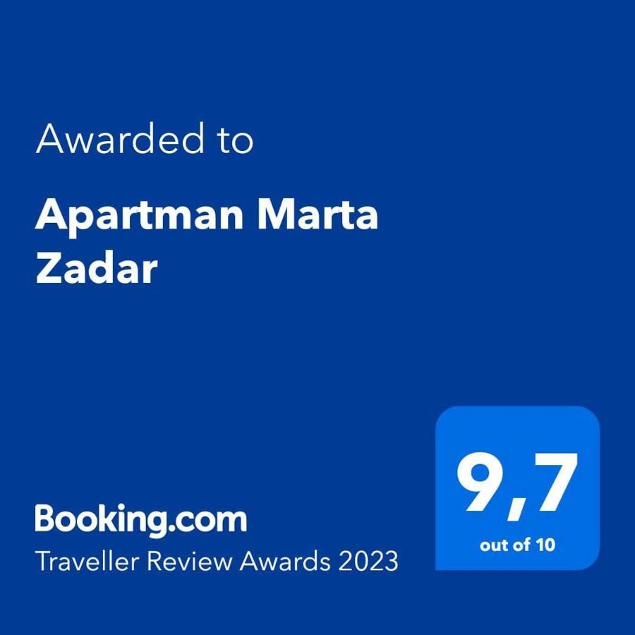 Apartman Marta Zadar Eksteriør billede
